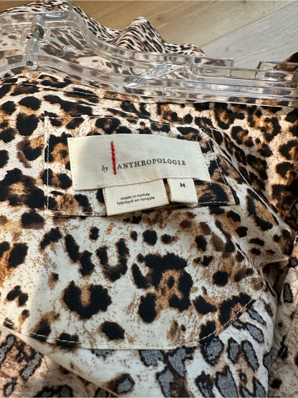 Anthropologie Leopard Print Maxi Dress - Brown, Black - Picture 3 of 3